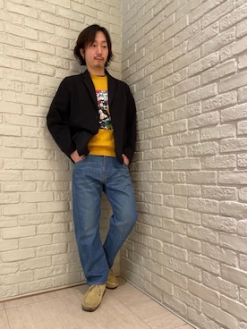 HIDEさん（メンズ・172cm）の春コーディネート