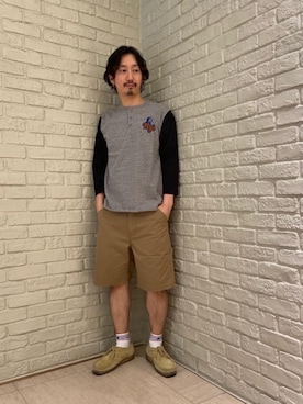 HIDEさん（メンズ・172cm）の春コーディネート