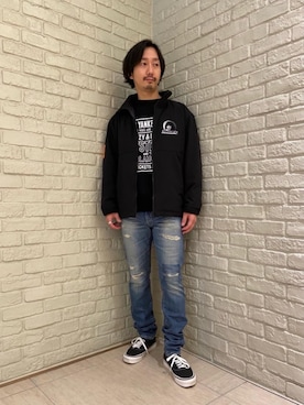 「でにむ」｜「アイテム（ナイロンジャケット）」を使った、HIDEさん（メンズ・172cm）の秋コーディネート