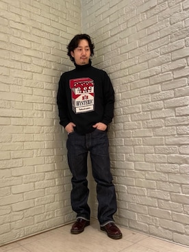 HIDEさん（メンズ・172cm）の冬コーディネート