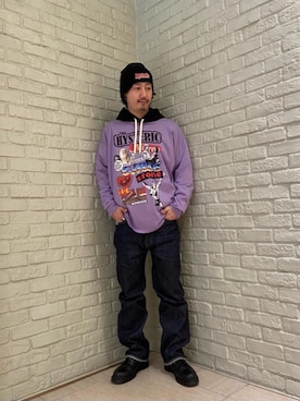 HIDEさん（メンズ・172cm）の冬コーディネート