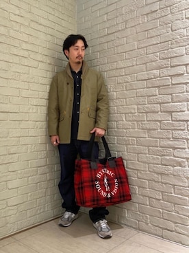 「デニムシャツ」｜「アイテム（その他アウター）」を使った、HIDEさん（メンズ・172cm）の秋コーディネート