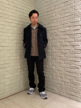 「pコート」｜HIDEさん（メンズ・172cm）の冬コーディネート