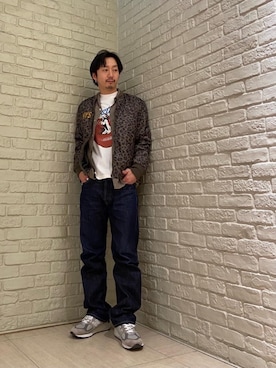 「ロンt」｜「アイテム（ジャケット/アウター）」を使った、HIDEさん（メンズ・172cm）の冬コーディネート