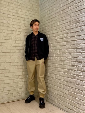「シャツ 」｜「アイテム（その他アウター）」を使った、HIDEさん（メンズ・172cm）の秋コーディネート