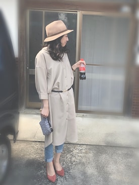 「Coca Cola（コカコーラ）のアイテム（食器/キッチン）」を使った、yuriさん（レディース・161cm）の夏コーディネート