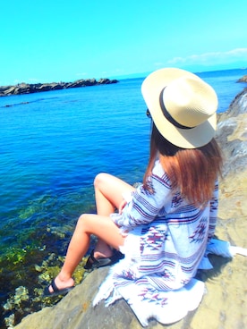 「ANAP（アナップ）のアイテム（その他アウター）」を使った、Reinaさん（レディース・155cm）の夏コーディネート