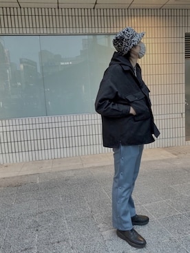 はのやん@HAREラフォーレ原宿さん（メンズ・182cm）の冬コーディネート