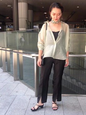 RUKAさん（レディース・160cm）の夏コーディネート