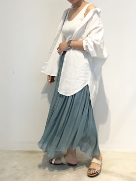 RUKAさん(レディース・160cm)の夏コーディネート