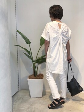 RUKAさん(レディース・160cm)の夏コーディネート