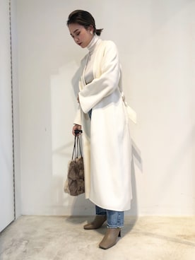 「36Quatre-Neuf」｜RUKAさん（レディース・160cm）の秋コーディネート