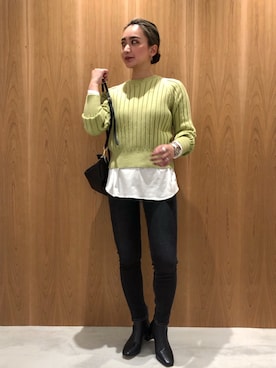 RUKAさん(レディース・160cm)の冬コーディネート