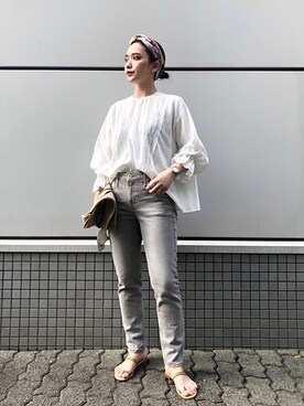 RUKAさん（レディース・160cm）の春コーディネート
