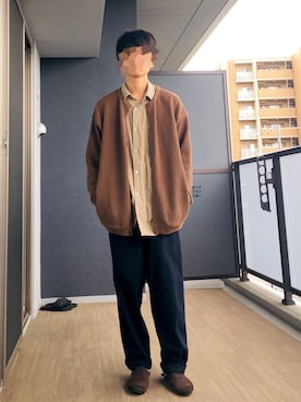 「ANITYA（アニティア）のアイテム」を使った、のびすけuuuさん（メンズ・165cm）の秋コーディネート