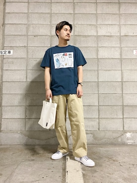 「MASTER&Co（マスターアンドコー）のアイテム」を使った、Tsunodaさん（メンズ・174cm）の夏コーディネート