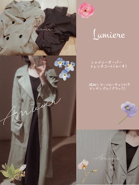 「lumiere（ルミエール）のアイテム」を使った、mさん（レディース・156cm）の春コーディネート