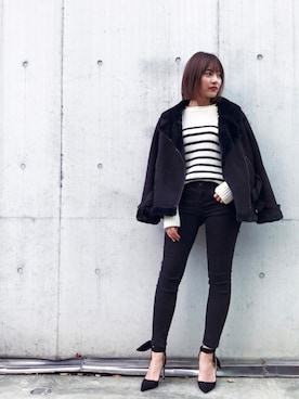 Vicente👖さん（レディース・157cm）の冬コーディネート