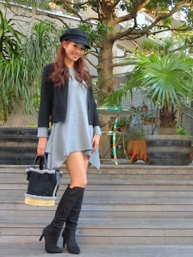 Vicente👖さん（レディース・168cm）の冬コーディネート