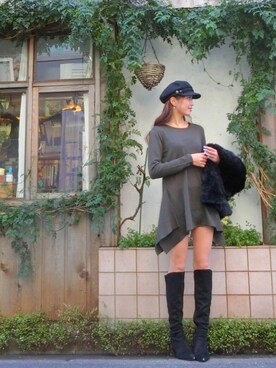 Vicente👖さん（レディース・160cm）の冬コーディネート