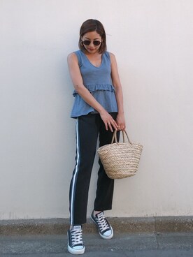 「カジュアルコーディネート」｜Vicente👖さん（レディース・157cm）の夏コーディネート
