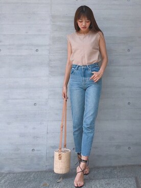 「STYLENANDA（スタイルナンダ）のアイテム（サンダル）」を使った、Vicente👖さん（レディース・168cm）の春コーディネート