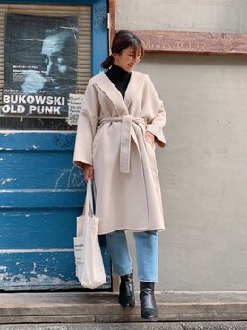 「クーポン」｜Vicente👖さん（レディース・157cm）の冬コーディネート