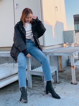 「ボーター」｜Vicente👖さん（レディース・157cm）の冬コーディネート