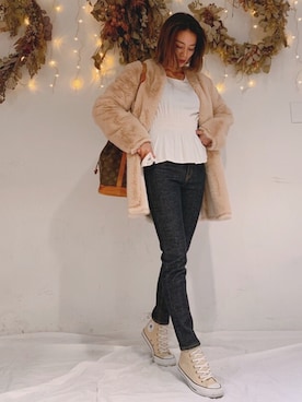 Vicente👖さん（レディース・162cm）の冬コーディネート