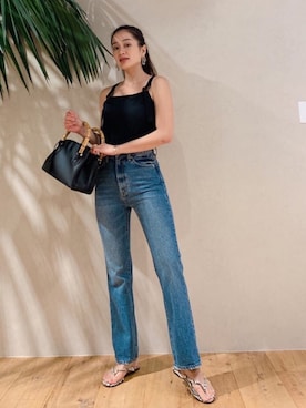 「Vicente（ヴィセンテ）のアイテム」を使った、Vicente👖さん（レディース・162cm）の夏コーディネート