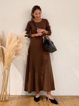 「ESPERANZA（エスペランサ）のアイテム（パンプス）」を使った、Vicente👖さん（レディース・157cm）の秋コーディネート