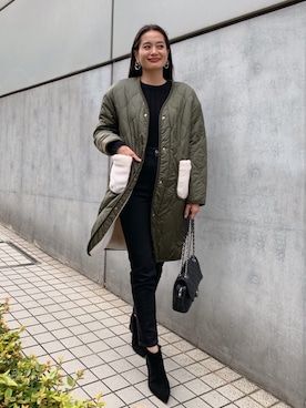 「キルティングコート」｜Vicente👖さん（レディース・162cm）の秋コーディネート