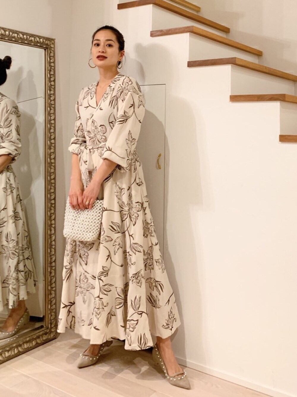 Vicente👖さんの「Embroidery long dress（Vicente）」を使ったコーディネート