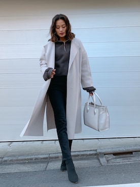 「Vicente（ヴィセンテ）のアイテム（その他アウター）」を使った、Vicente👖さん（レディース・162cm）の冬コーディネート