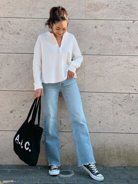 Vicente👖さん（レディース・157cm）の春コーディネート