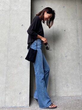 「Vicente（ヴィセンテ）のアイテム」を使った、Vicente👖さん（レディース・157cm）の秋コーディネート