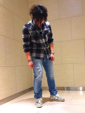 「新作」｜「アイテム（アナログ腕時計）」を使った、KO-さん（メンズ・179cm）の春コーディネート