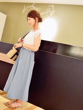 gocciさん(レディース・160cm)の夏コーディネート