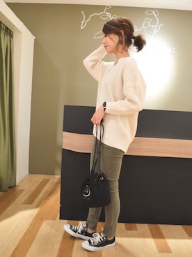 gocciさん（レディース・160cm）の冬コーディネート