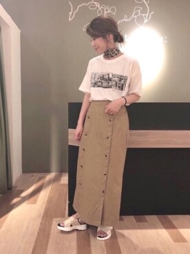 gocciさん（レディース・160cm）の夏コーディネート