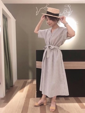 gocciさん（レディース・160cm）の夏コーディネート