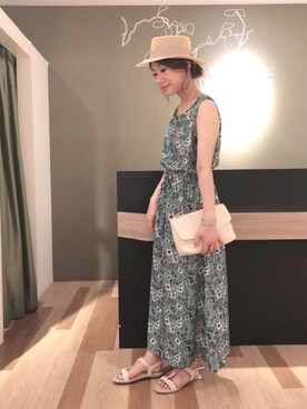 gocciさん（レディース・160cm）の夏コーディネート