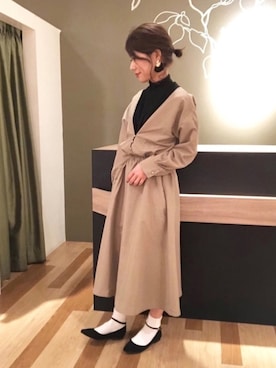 gocciさん(レディース・160cm)の冬コーディネート