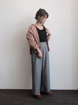 「ehka sopo（エヘカソポ）のアイテム（バレエシューズ）」を使った、gocciさん（レディース・160cm）の夏コーディネート