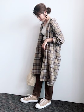 gocciさん（レディース・160cm）の秋コーディネート