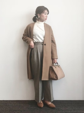 「Green　Parks（グリーンパークス）のアイテム（その他アウター）」を使った、gocciさん（レディース・160cm）の秋コーディネート