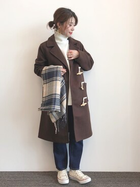 gocciさん（レディース・160cm）の冬コーディネート