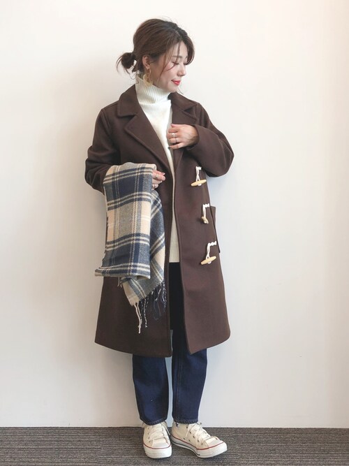 Green Parksgocciさんのダッフルコートを使ったコーディネート Zozotown