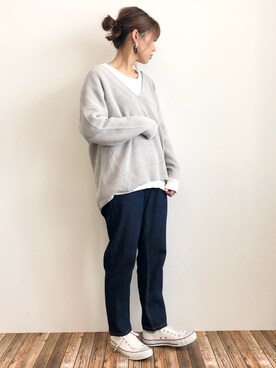 gocciさん（レディース・160cm）の冬コーディネート