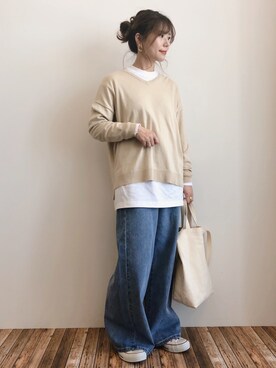gocciさん（レディース・160cm）の春コーディネート